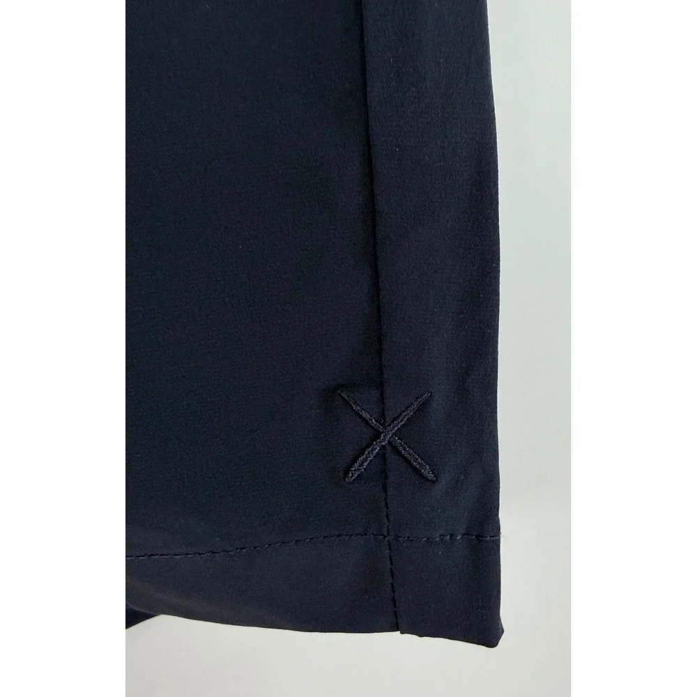 Cuts Clothing Men Navy Blue Tech Short Size 30 Flat Front Performance Active New